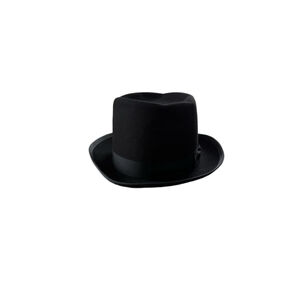 Men's Formally Yours Black Felt Fedora Hat One Size